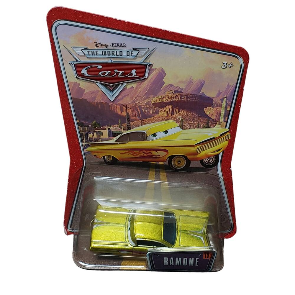 Disney Pixar Cars Gold Painted Ramone No. 12 Collect Them All Diecast Car